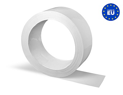 Rollo Lama PVC Flexible (50 metros lineales) 200x2mm Color Opaco Blanco RAL 9010