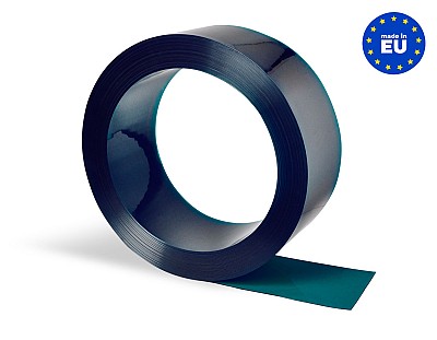 Rollo Lama PVC Flexible (50 metros lineales) 200x2mm Color Transparente Verde