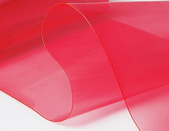 Rollo Film PVC Flexible (20 metros lineales) 1400mmx600micras Color Transparente Azul