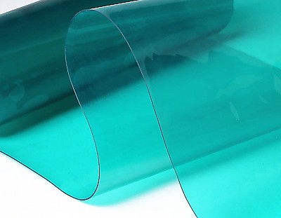 Rollo Film PVC Flexible (20 metros lineales) 1400mmx600micras Color Transparente Verde